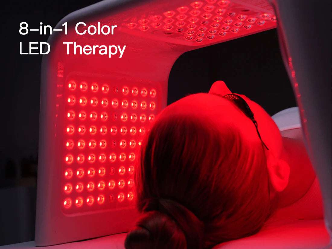 🌧️ GlowTherapy™ – Regen LED Light Therapy voor een Stralende Huid!