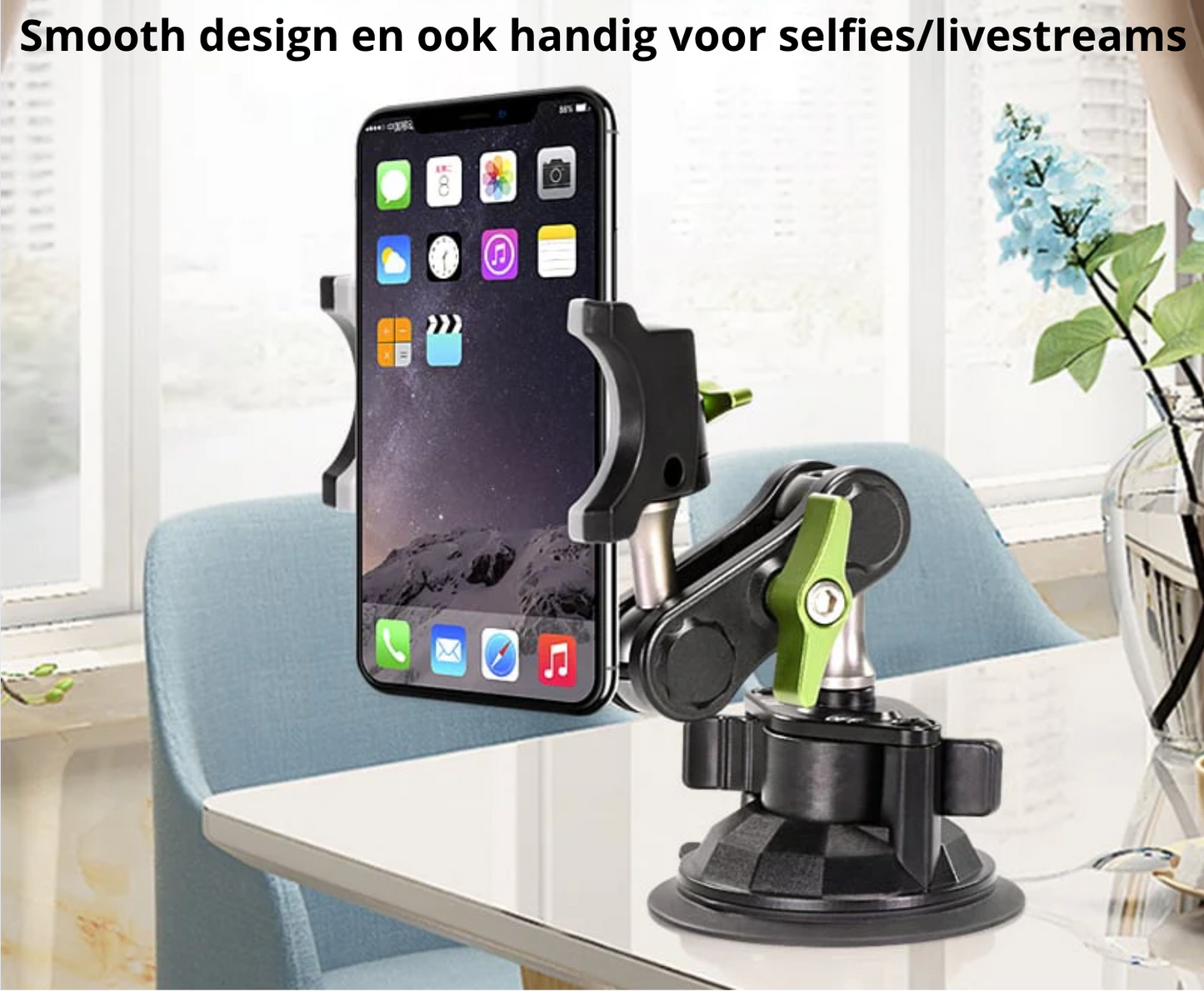 đą FlexiGrip⢠â Universele Balhoofd Arm voor Telefoon | De Perfecte Houding voor Foto's & Video's!