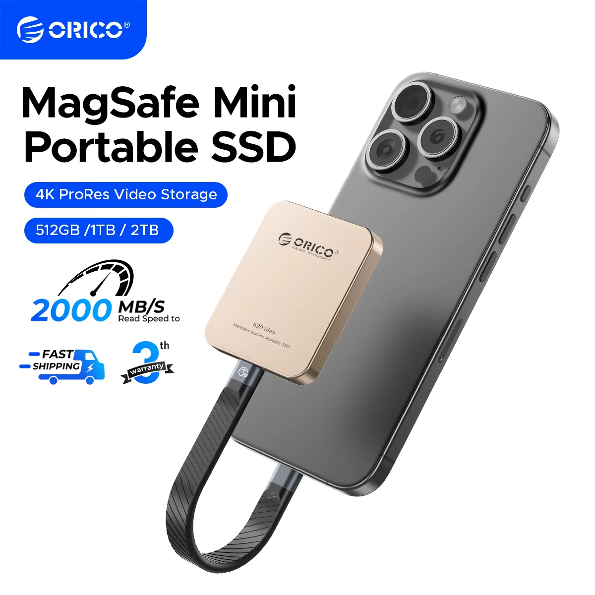ORICO K20 Mini MagSafe SSD