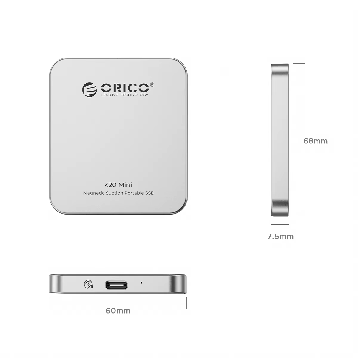 ORICO K20 Mini MagSafe SSD