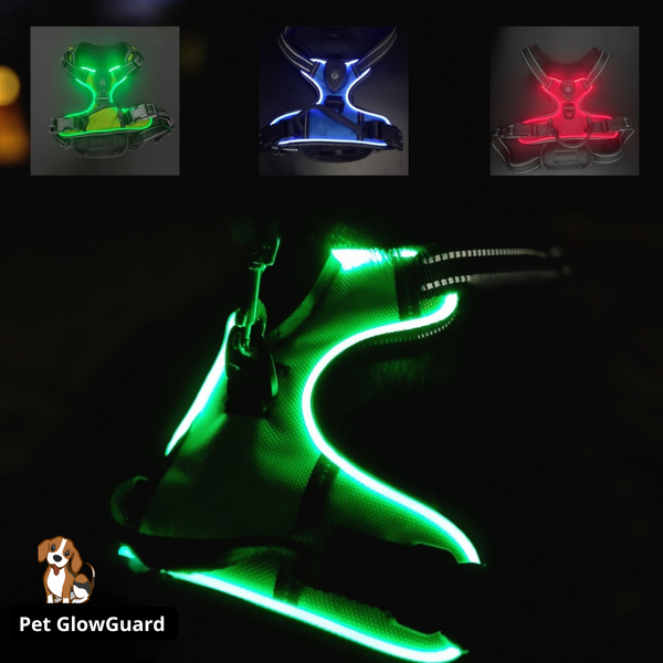 Pet GlowGuard Zichtbaar Harnas Voor Hond