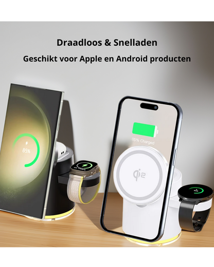 FusionDock™ – Alles-in-één oplaadstation voor Apple & Android