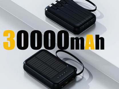 SolarPowerBank 50K™ – Altijd Stroom, Ook Zonder Stopcontact