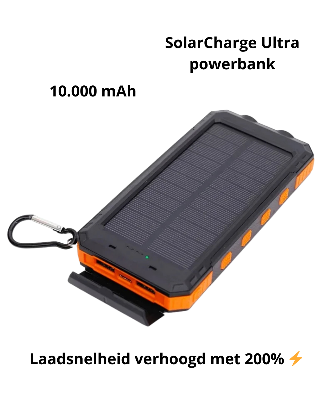 SolarCharge Ultra – Zonne-energie Powerbank