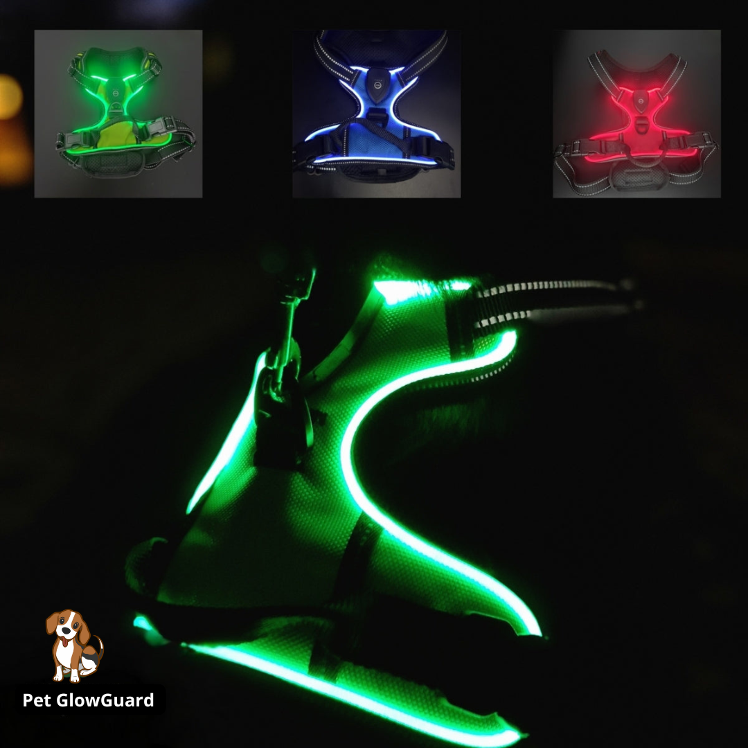 Pet GlowGuard LED Hondenharnas
