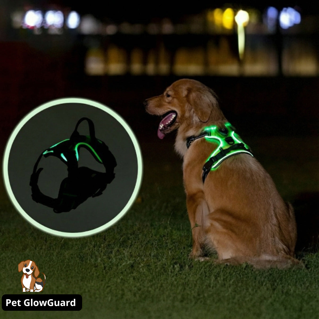 Pet GlowGuard LED Hondenharnas