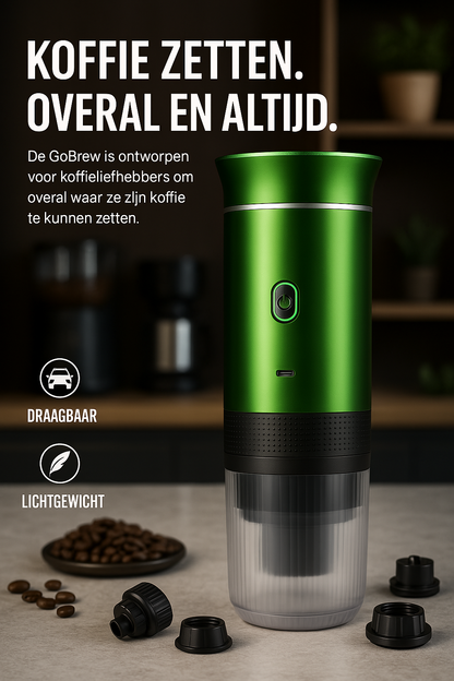 Brew2Go™ – Draagbare koffiemachine voor onderweg