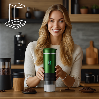 Brew2Go™ – Draagbare koffiemachine voor onderweg