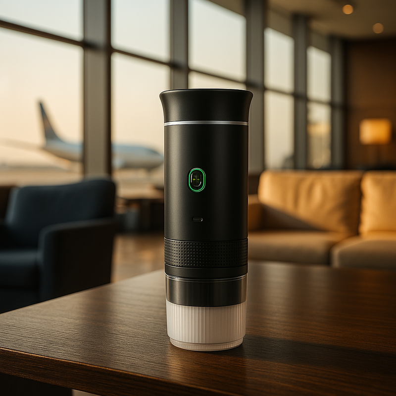 Brew2Go™ – Deine tragbare Kaffeemaschine für unterwegs
