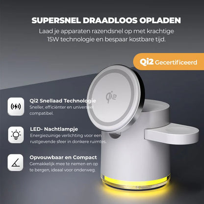 FusionDock™ – Alles-in-één oplaadstation voor Apple & Android