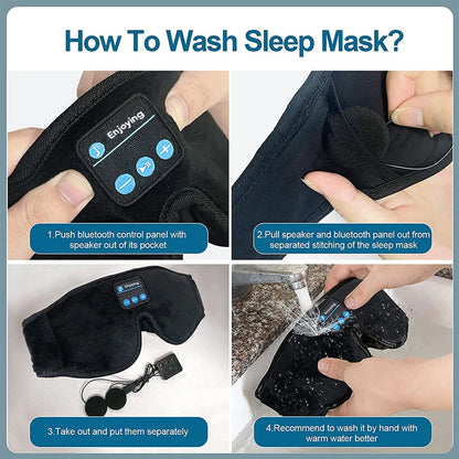 SleepBeats™ - Het Ultieme Bluetooth Slaapmasker met HD Geluid voor Ononderbroken Rust