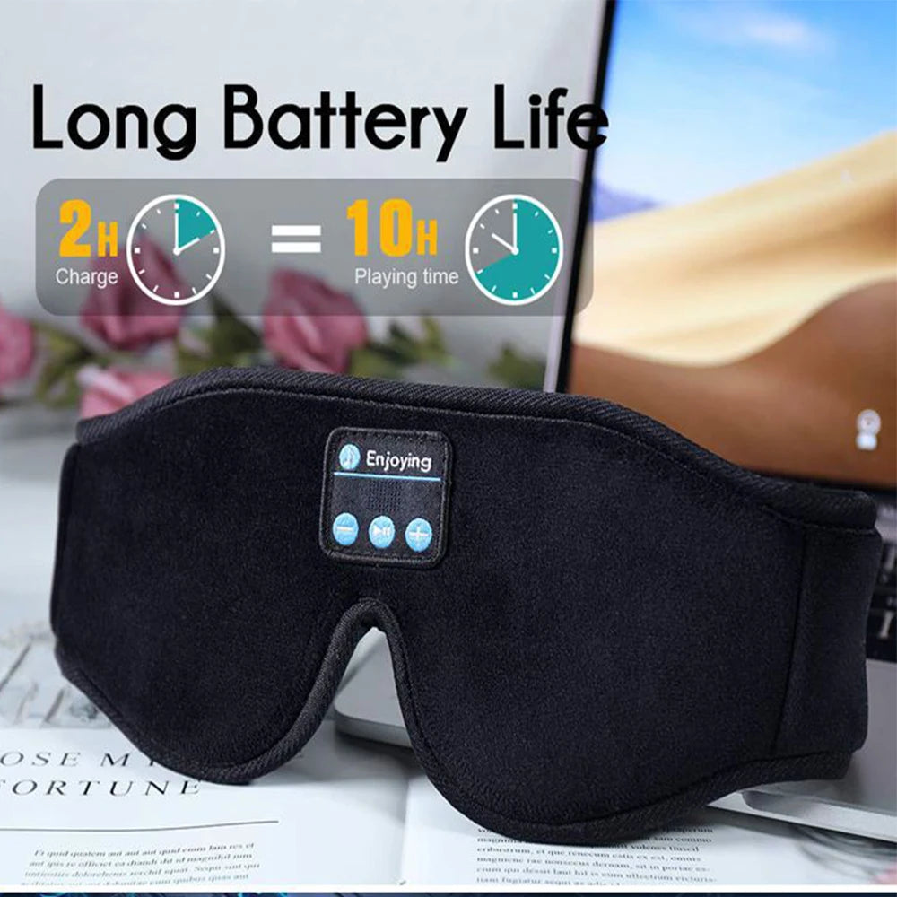 SleepBeats™ - Het Ultieme Bluetooth Slaapmasker met HD Geluid voor Ononderbroken Rust
