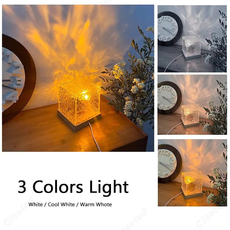 LumiWave – Betoverende Water Ripple LED Lamp voor een Rustgevende Sfeer