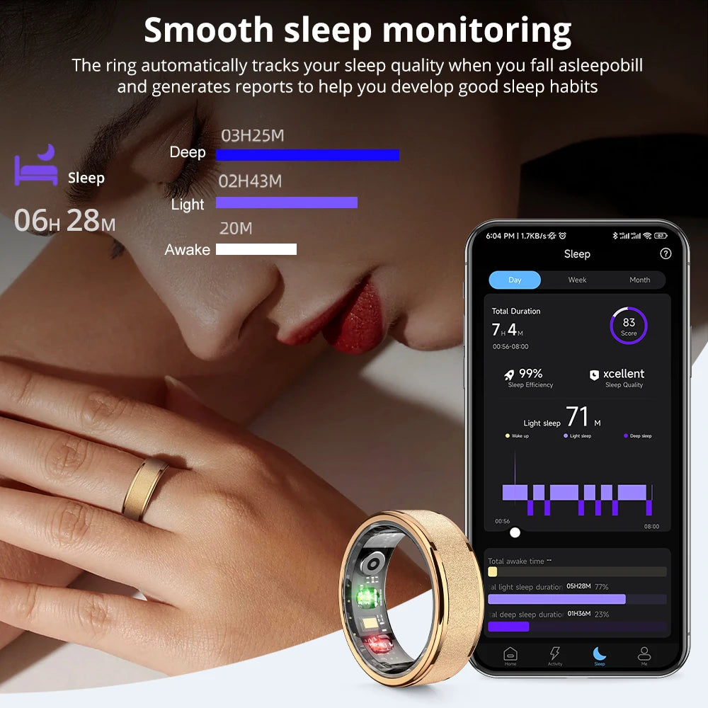 PulseRing Pro – De Slimme Ring die Jouw Gezondheid 24/7 Bewaakt