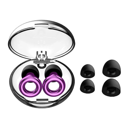 AuraMute reis noise cancelling oordoppen — Eerste klas stilte in je oren