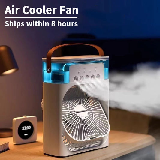 CoolBreeze™ 3-in-1 Draagbare Aircooler, Ventilator & Luchtbevochtiger voor Directe Verkoeling