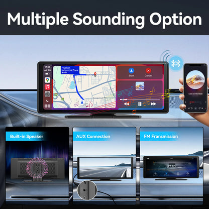 DriveSync Touch – Draadloze CarPlay & Android Auto op een Haarscherp Touchscreen!