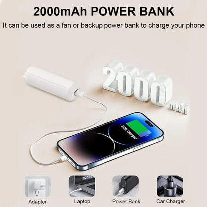 CoolBreeze Pro – De Draagbare Mini Ventilator met Power Bank