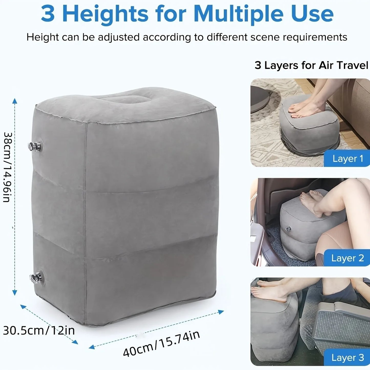AirplaneRest™ - De Ultieme Comfortervaring voor Je Voeten tijdens Reizen