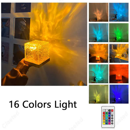 LumiWave – Betoverende Water Ripple LED Lamp voor een Rustgevende Sfeer