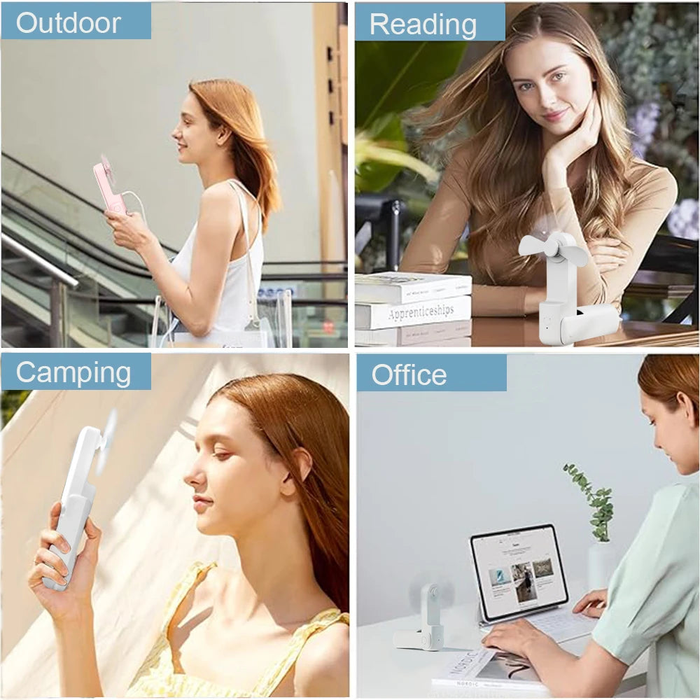 CoolBreeze Pro – De Draagbare Mini Ventilator met Power Bank