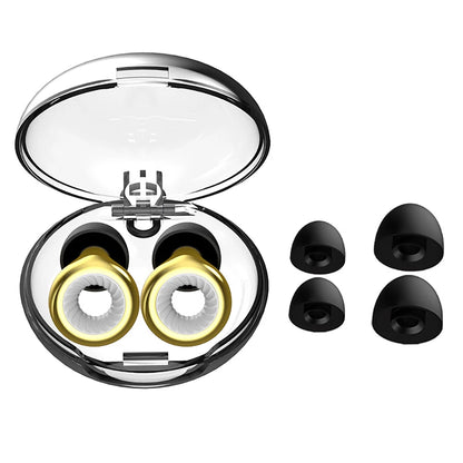 AuraMute reis noise cancelling oordoppen — Eerste klas stilte in je oren