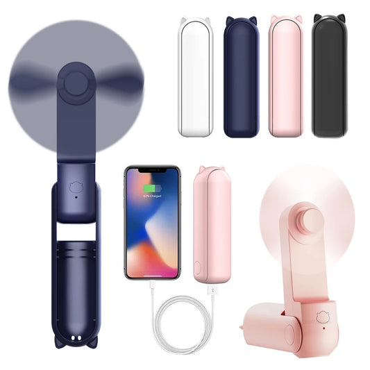 CoolBreeze Pro – De Draagbare Mini Ventilator met Power Bank