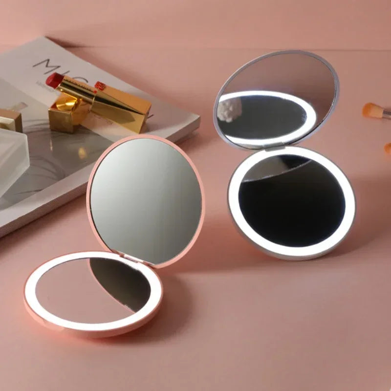 GlamMirror Pro – De 2-zijdige Make-up Spiegel met LED Verlichting
