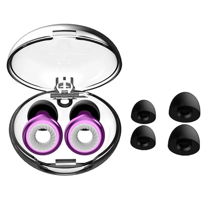 AuraMute reis noise cancelling oordoppen — Eerste klas stilte in je oren
