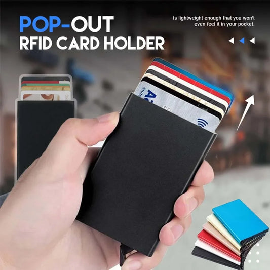 Rfid Smart portemonnee metalen kaarthouder