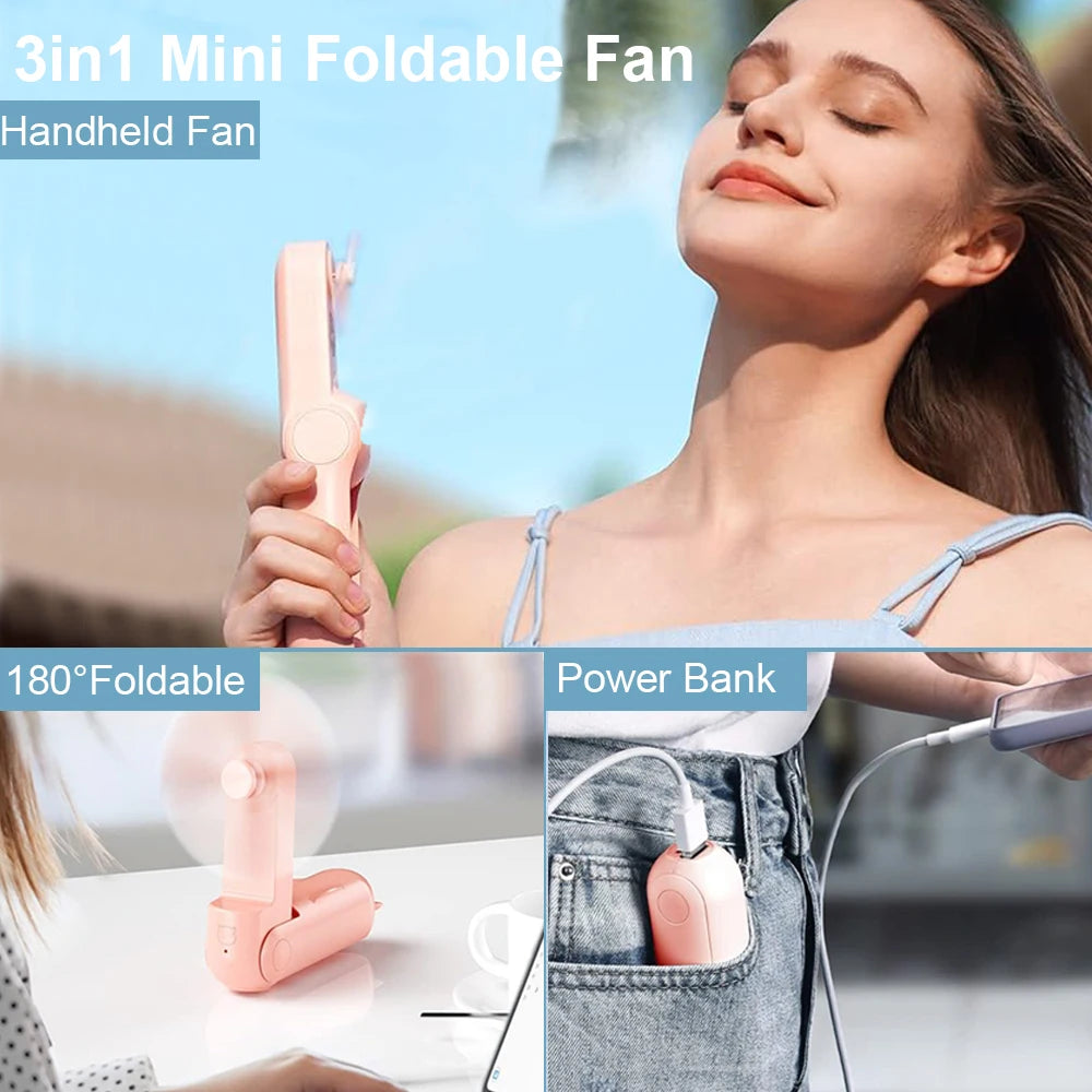 CoolBreeze Pro – De Draagbare Mini Ventilator met Power Bank