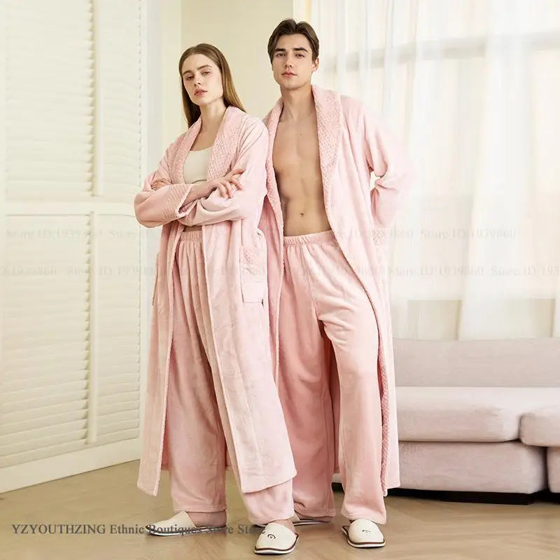 Gezellige Koppel Badjas Set