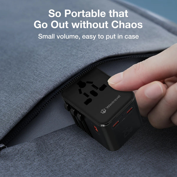 Wontravel Universele Reisadapter met USB