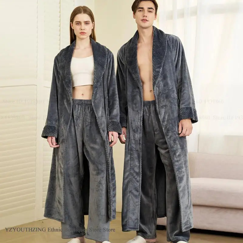 Gezellige Koppel Badjas Set