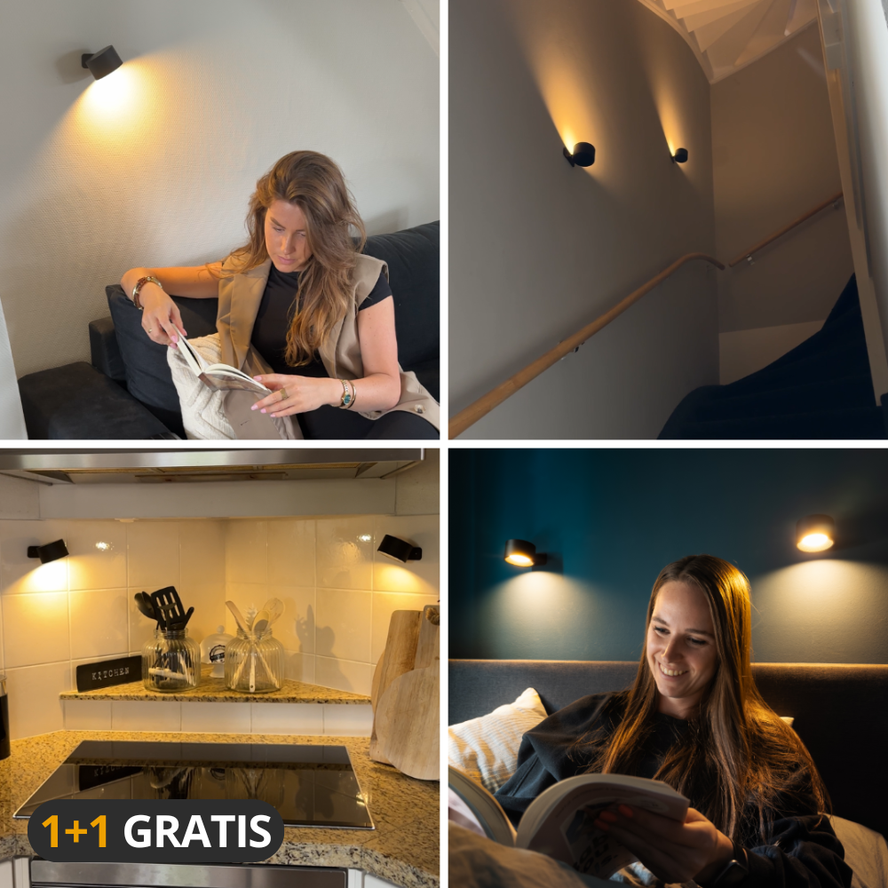 NexoLight Oplaadbare Wandlamp