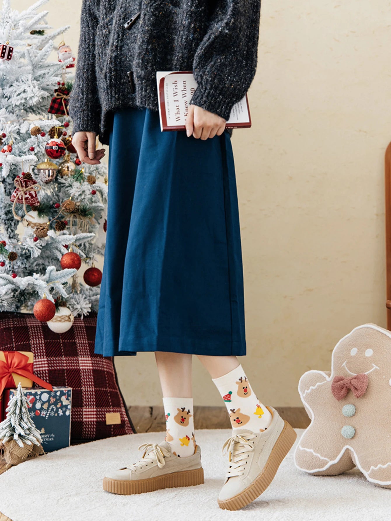 Vrolijke Kerstsokken OneSize