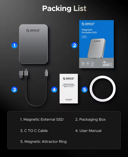 ORICO K20 Mini MagSafe SSD